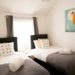 contractor accommodation twin bedroom